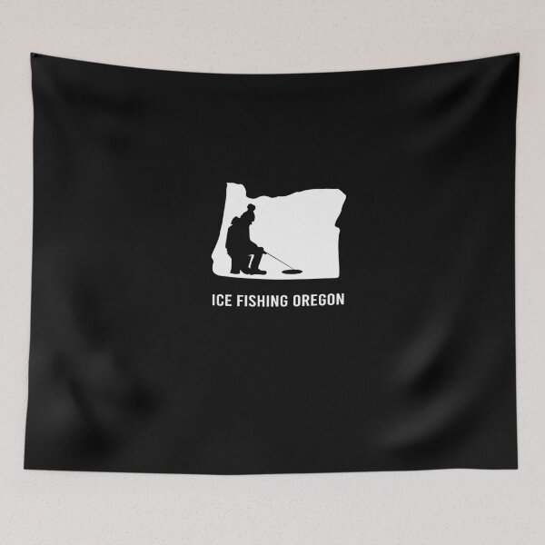 Item preview, Ice fishing Oregon designed and sold by ElBeDesigns.