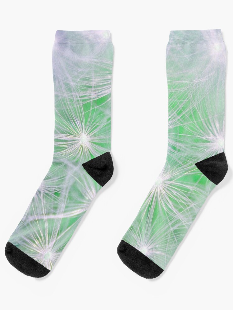 Thumbnail 1 of 5, Socks, Dandelion abstract designed and sold by April Dowling.