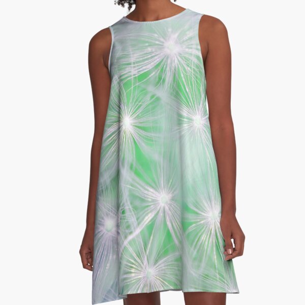 Dandelion abstract A-Line Dress