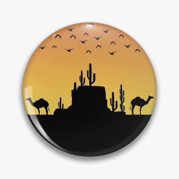 Item preview, Desert Scenery Silhoutte designed and sold by Rag-Dog.