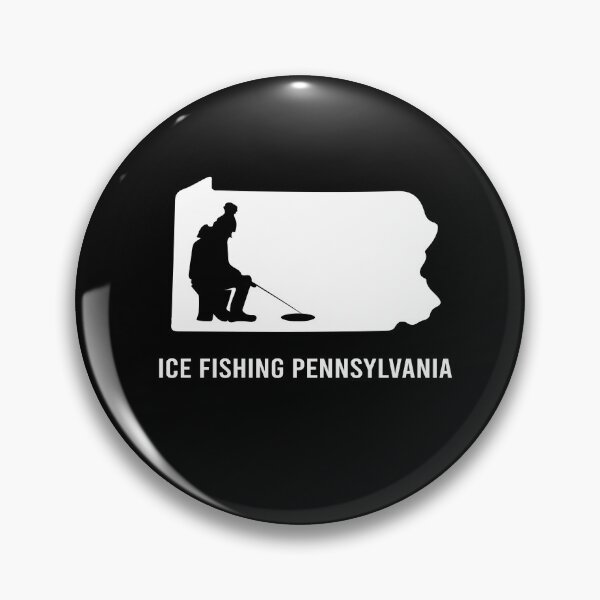 Item preview, Ice fishing Pennsylvania designed and sold by ElBeDesigns.