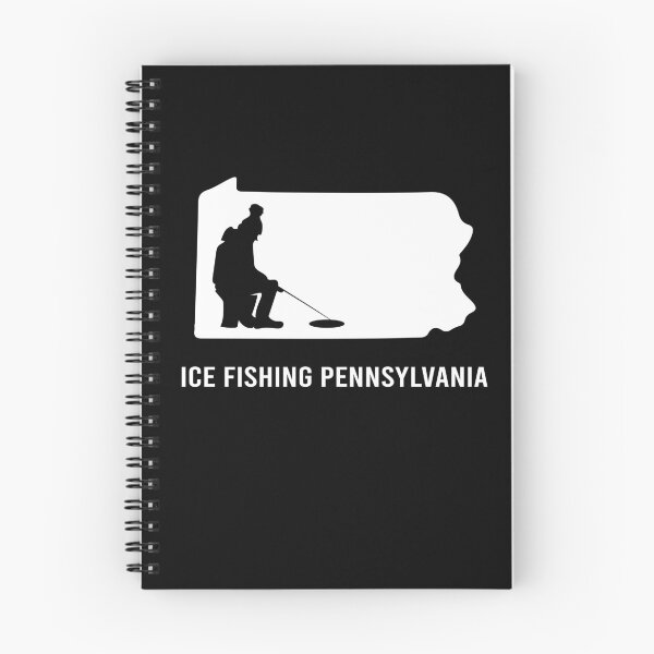 Item preview, Ice fishing Pennsylvania designed and sold by ElBeDesigns.