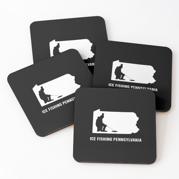 Item preview, Ice fishing Pennsylvania designed and sold by ElBeDesigns.