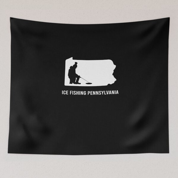 Item preview, Ice fishing Pennsylvania designed and sold by ElBeDesigns.