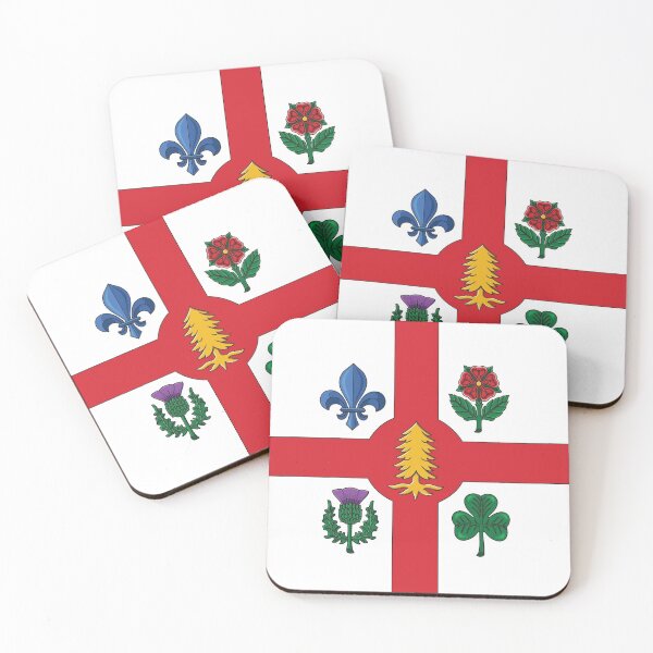 Item preview, Vertical Montreal Flag designed and sold by SpencerCSR.