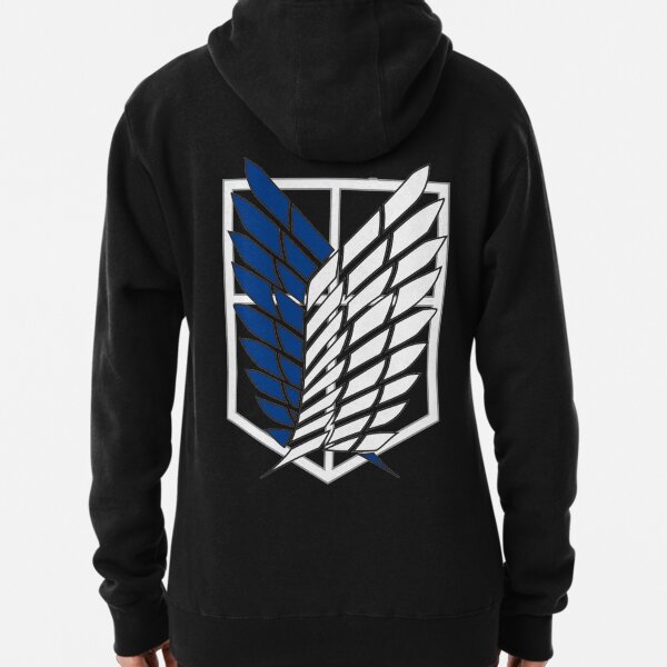 Attaque sur Titan - Shingeki no kyojin - 進 撃 の 巨人 Sweat à capuche épais