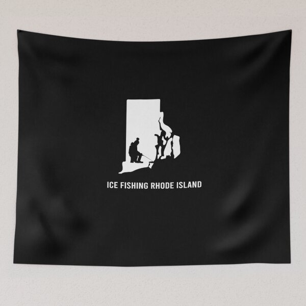 Item preview, Ice fishing Rhode Island designed and sold by ElBeDesigns.