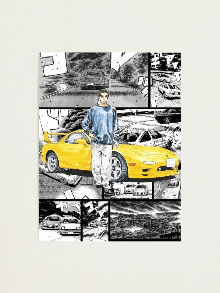 initial d' Poster, picture, metal print, paint by Thogi Gio