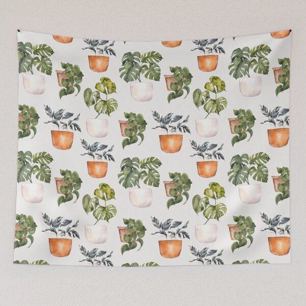 Item preview, Potted Plants Pattern  designed and sold by Fauxfell.