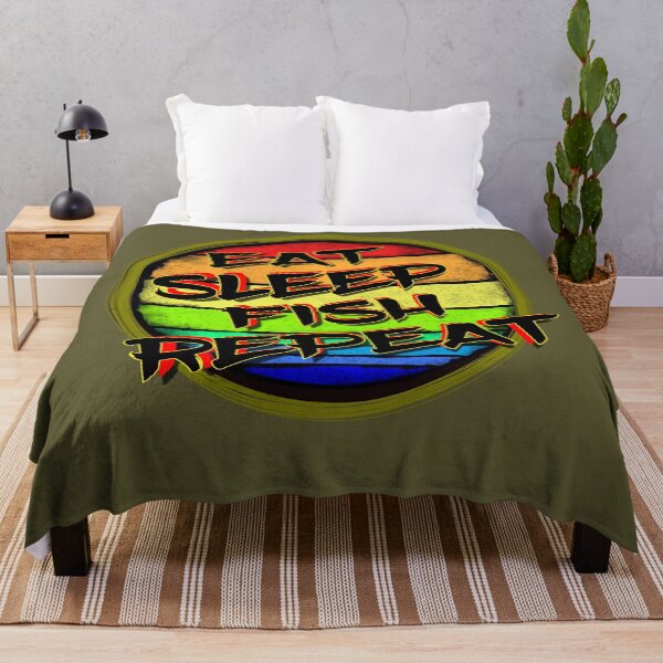 Item preview, Eat Sleep Fish Repeat, fishing designed and sold by ronnieyoung.