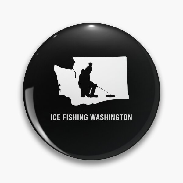 Item preview, Ice fishing Washington designed and sold by ElBeDesigns.