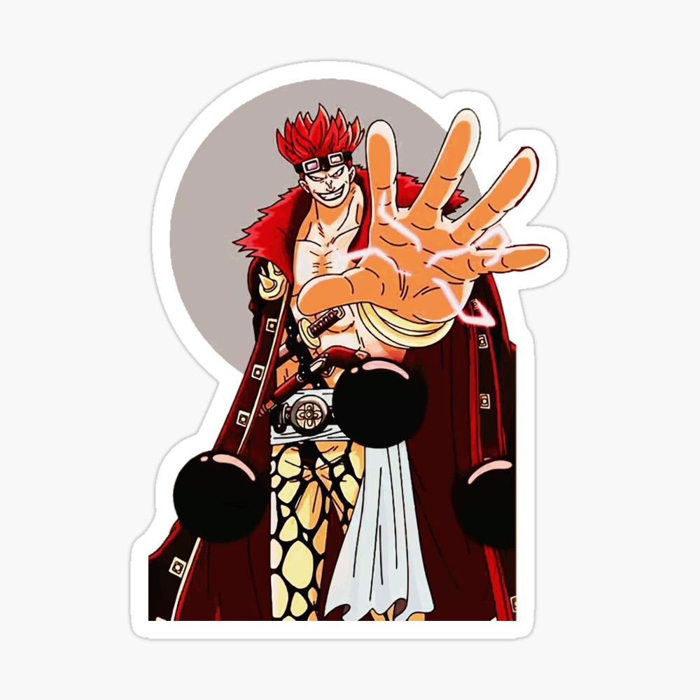 One Piece Eustass Kid Pixel Art Sticker for Sale by kobmamba