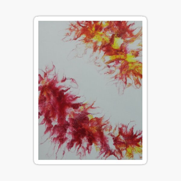 #6405 Red & Yellow Sticker