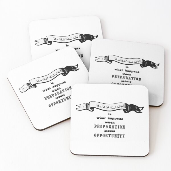 Item preview, Luck Is What Happens When Preparation Meets Opportunity (Vintage) designed and sold by superdumb70.