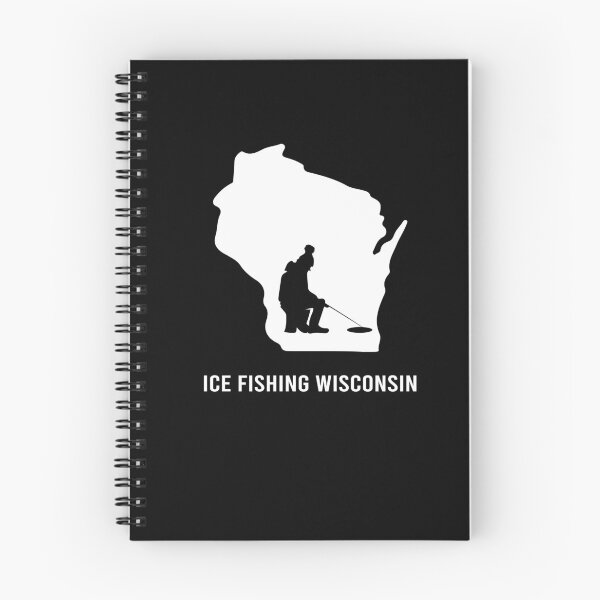 Item preview, Ice fishing Wisconsin designed and sold by ElBeDesigns.