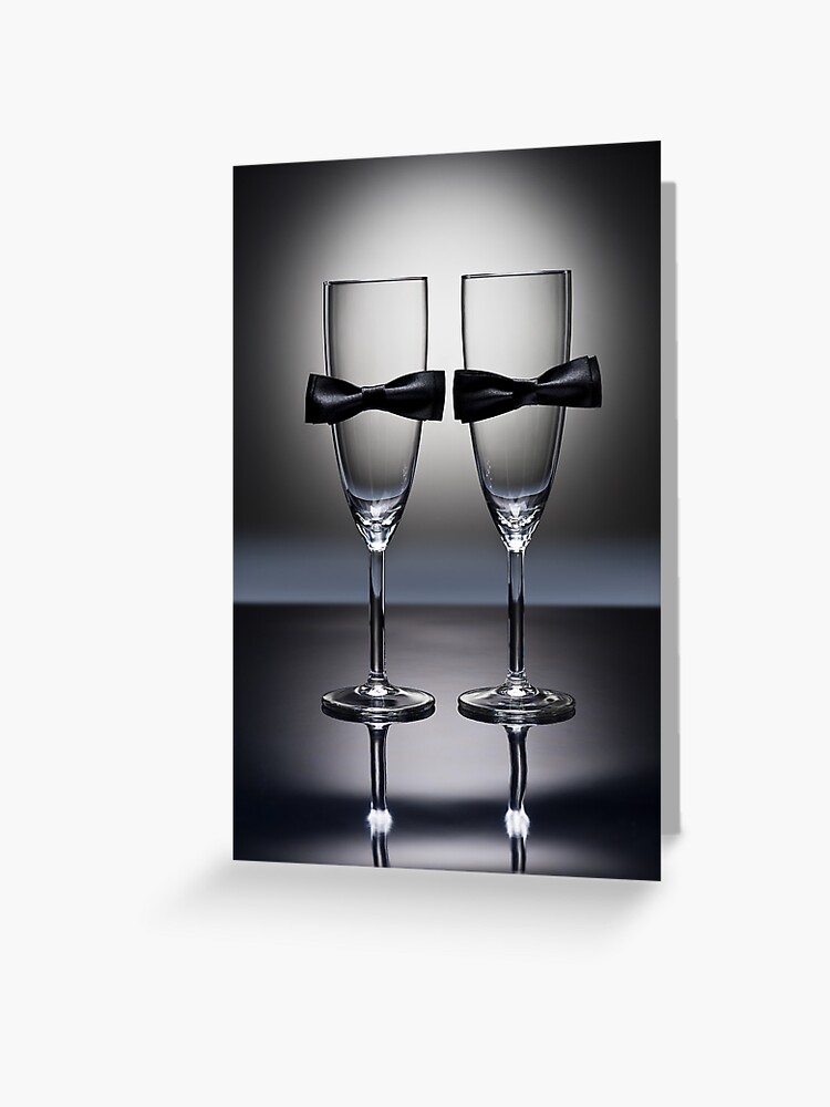 Thumbnail 1 of 2, Greeting Card, Gay wedding designed and sold by 3523studio.