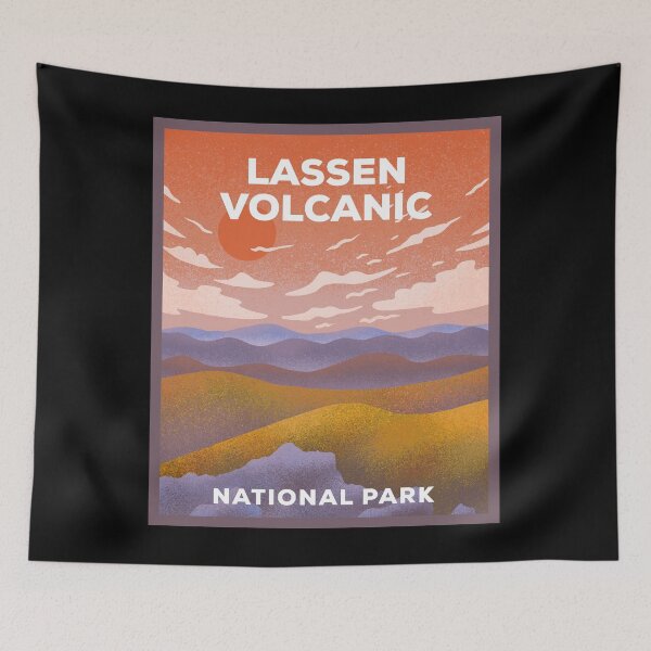 Item preview, Lassen Volcanic National Park - Retro Sunset designed and sold by HalpinDesign.