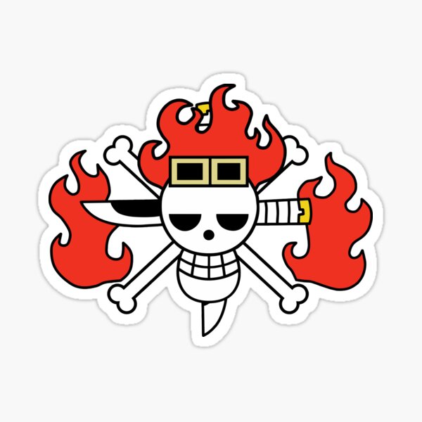 One Piece Eustass Kid Pixel Art Sticker for Sale by kobmamba