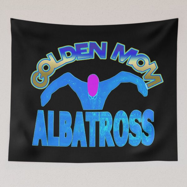 Item preview, GOLDEN MOM ALBATROSS - FUNNY MOM BUTTERFLY SWIMMER  designed and sold by Ralek.