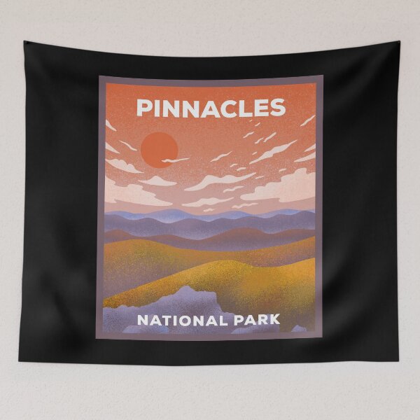 Item preview, Pinnacles National Park - Retro Sunset designed and sold by HalpinDesign.