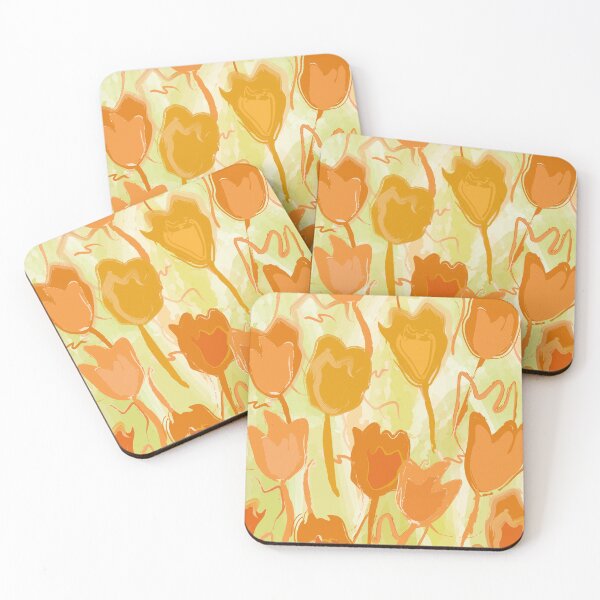Item preview, Abstract light tulip field designed and sold by Paula Murray.