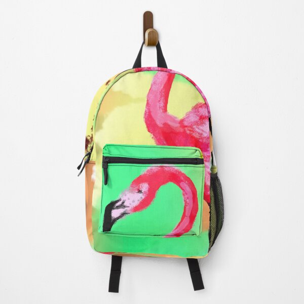 Item preview, Lovely tropical flamingo at abstract desert background designed and sold by Dilyana Rumenova - Shantabella.