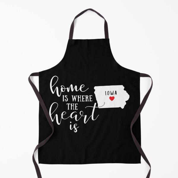 Item preview, Iowa, Home Is Where the Heart Is, Home State designed and sold by ladylaughprints.