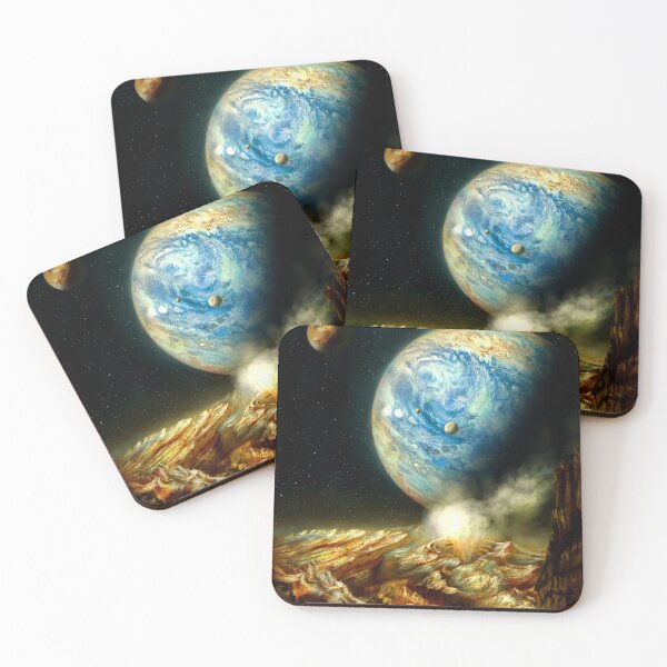 Item preview, View from an exoplanet's moon. Concept Art designed and sold by arthook.