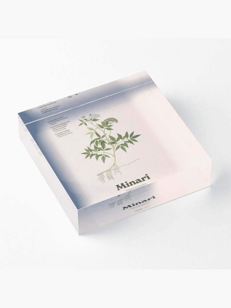 Alternate view of Minari (Original) Acrylic Block