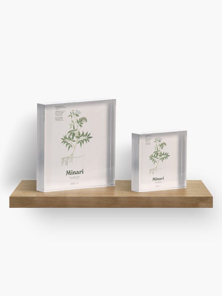 Alternate view of Minari (Original) Acrylic Block