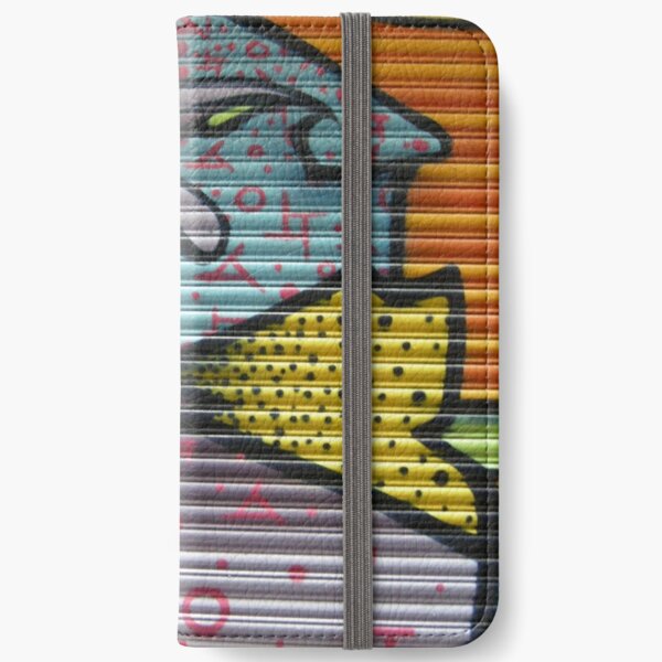 graffiti - patterns and corrugated iron iPhone Wallet