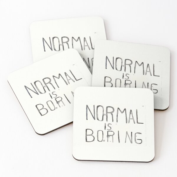 Item preview, Normal is Boring designed and sold by magnetarball.
