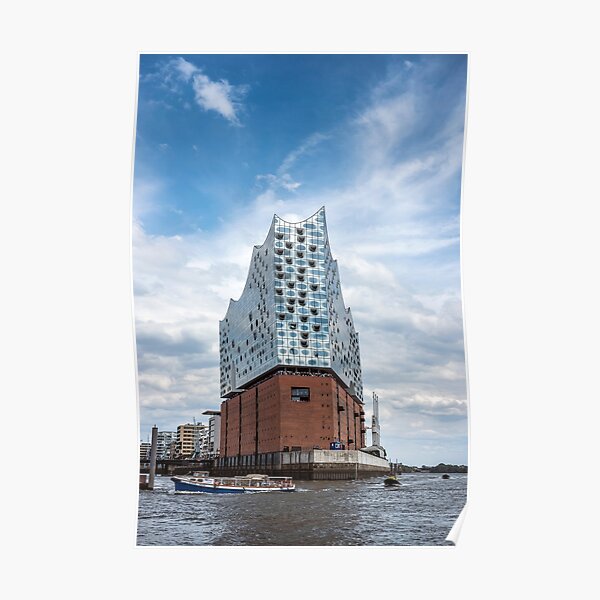 Hamburgs neue Sehenswürdigkeit Elbphilharmonie Poster