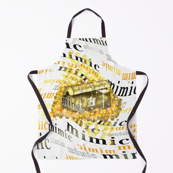 Item preview, gold dnd mimic chest with gold coins designed and sold by CuisineCat.