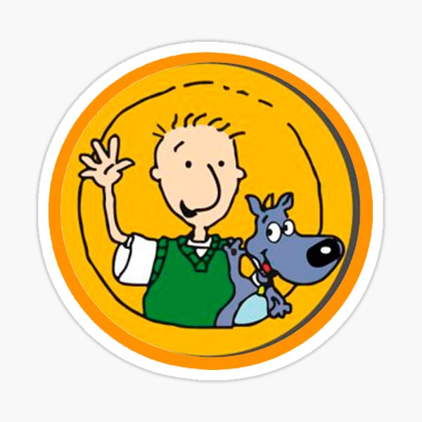 “Doug” Sticker by redblueyellowd | Redbubble