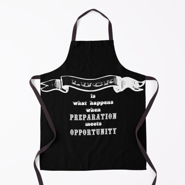 Item preview,  Luck Is What Happens When Preparation Meets Opportunity (Vintage White) designed and sold by superdumb70.