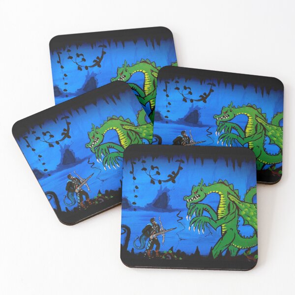 Item preview, Our hero battles the dragon 2 designed and sold by Travis  Olson.
