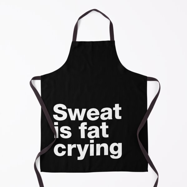 Item preview, "Sweat is fat crying" motivating, humorous crossfit statement designed and sold by TrueType.