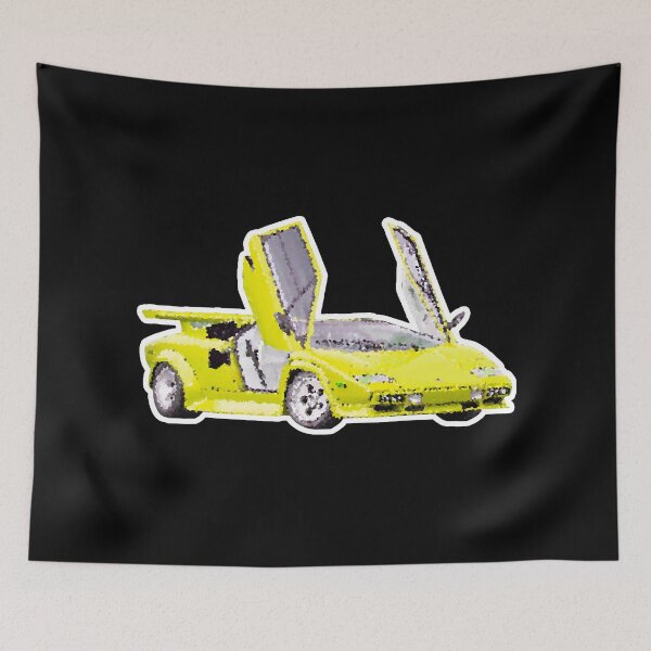 Item preview, Yellow super sport car of the 80 designed and sold by Design your dreams.