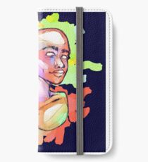 Blue Human iPhone Wallet/Case/Skin