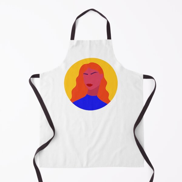 Item preview, Bold Modern Female Portrait of Woman with Red Hair designed and sold by Illustratebynat.