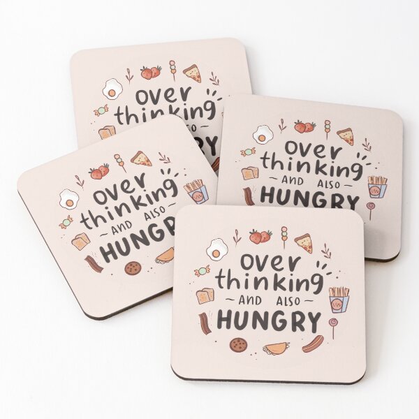 Item preview, Overthinking and also hungry designed and sold by owlcreates.