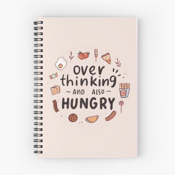 Item preview, Overthinking and also hungry designed and sold by owlcreates.