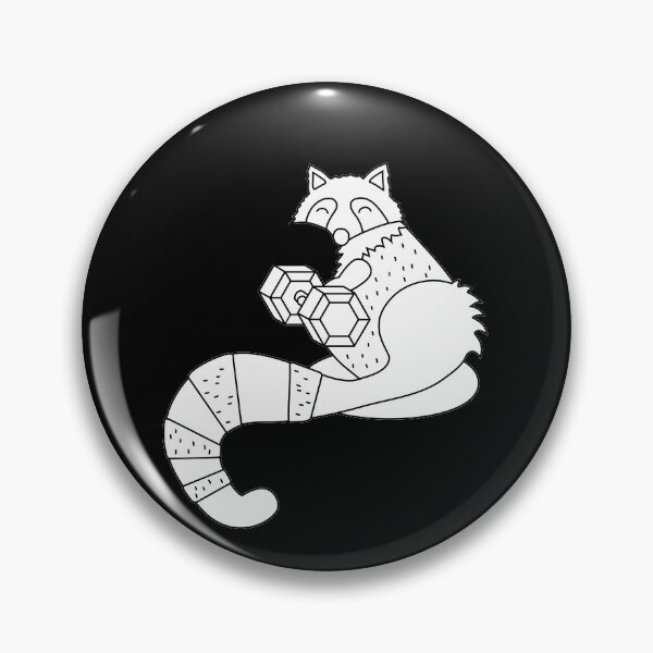 Item preview, Crossfit raccoon with dumbbell designed and sold by TrueType.