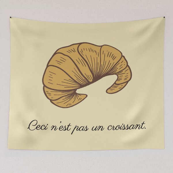 Item preview, This is not a croissant decorating birthday gift idea designed and sold by Print  Androïde.