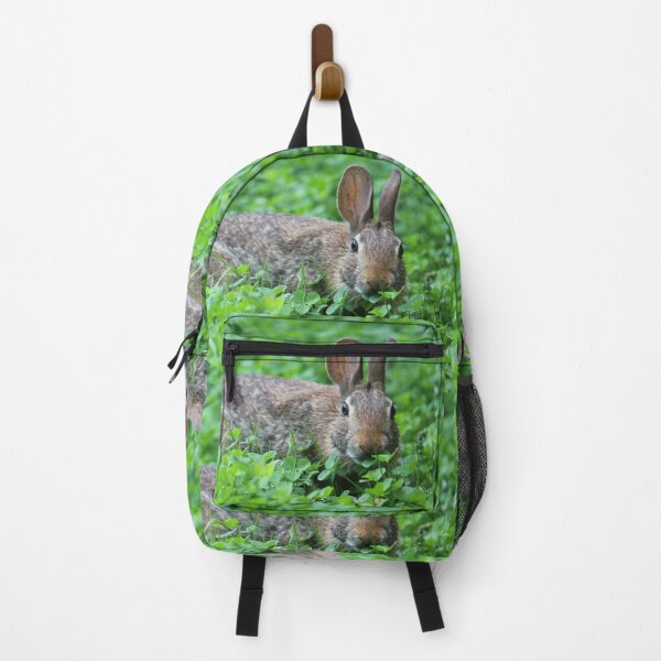 Item preview, Eastern Cottontail Eating Clover designed and sold by LisaNaturePhoto.