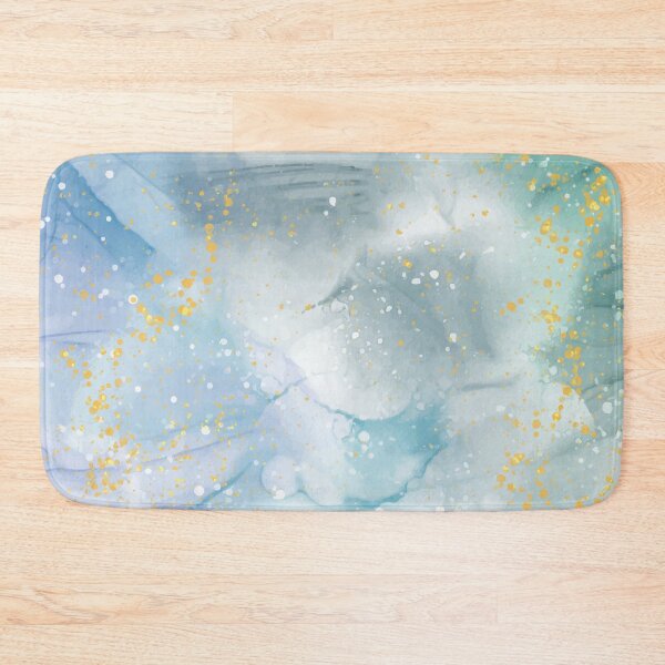 Item preview, Gold Indigo Marble Crema Marbling designed and sold by ZaydounStark.