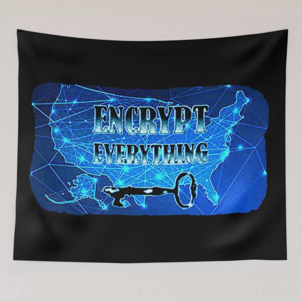 Item preview, ENCRYPT EVERYTHING designed and sold by THE AMERICAN TEEVANGELIST.