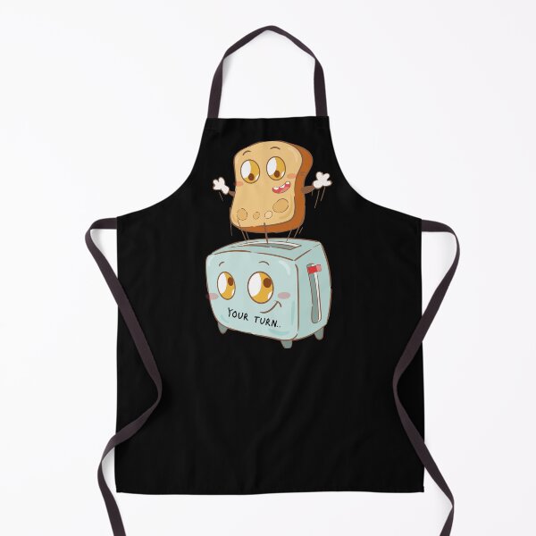 Item preview, Your Turn Funny Toast & Toaster Cartoon designed and sold by YOYOCollection.