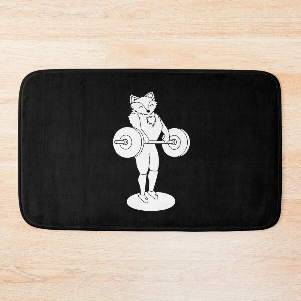 Item preview, Crossfit fox with a barbell during the pull designed and sold by TrueType.